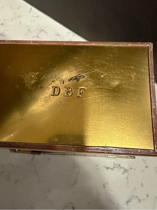 Vintage DBF Bank Biscuit Tin Money 1948 Louis Ruymen House Shaped With Key - Picture 8 of 8